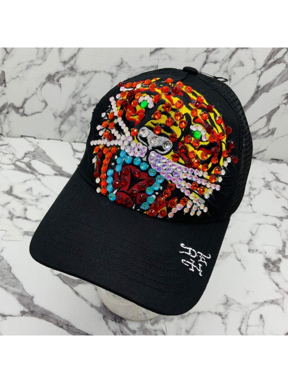 Men's Ed Hardy Tiger Black | Multicolor Rhinestone NWT